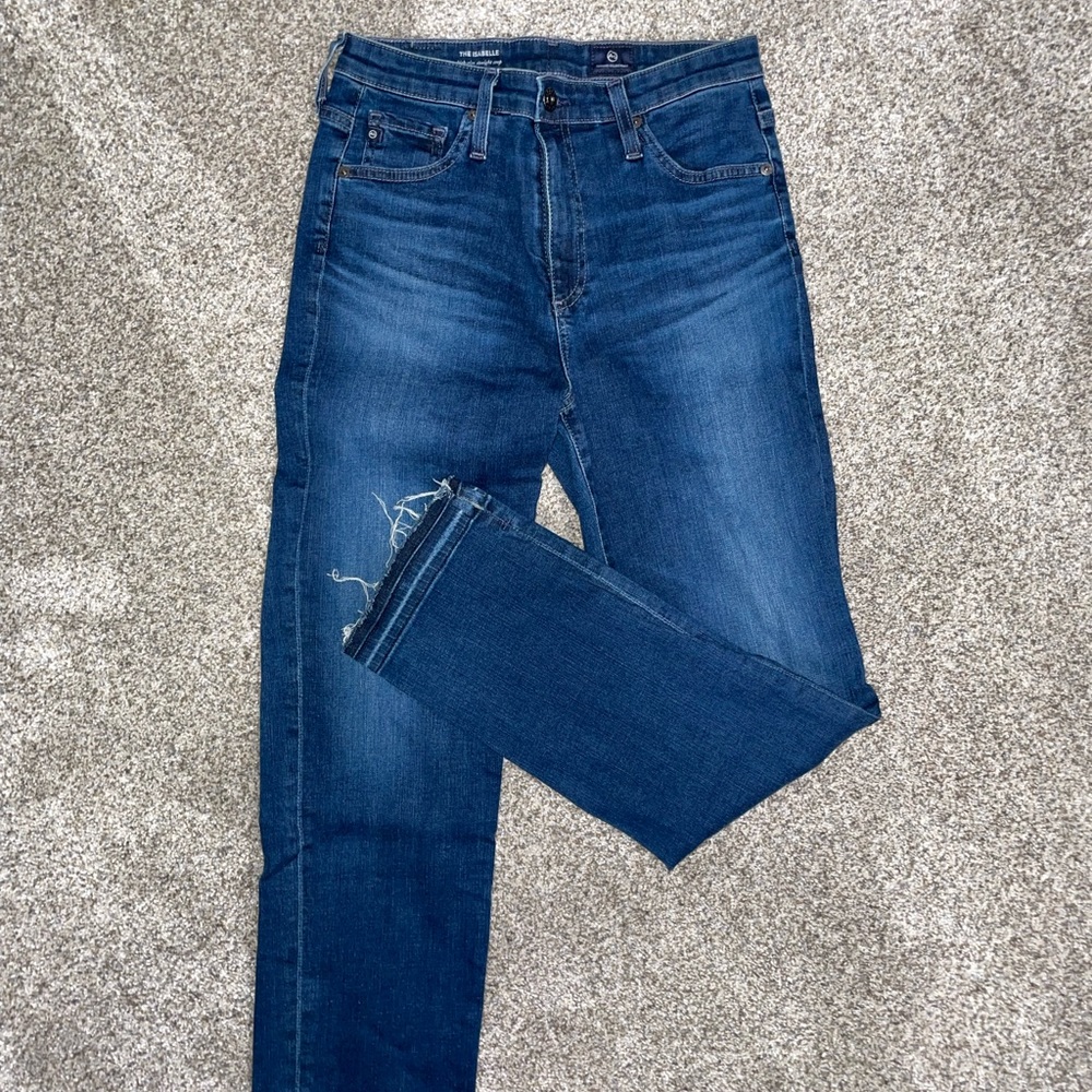 AG Isabelle High Rise Straight Crop - Size 28